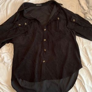 Black Button Down